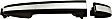Rear, Driver or Passenger Side Primed Exterior Door Handle, Without Key Hole