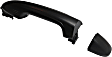 Rear, Driver or Passenger Side Primed Exterior Door Handle, Without Key Hole