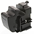 Front, Passenger Side Window Switch, Black, 1-Button