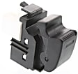 Front, Passenger Side Window Switch, Black, 1-Button