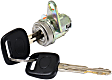 Passenger Side Door Lock Cylinder, Sold individually, Keys Included, 4-Door, Base Model