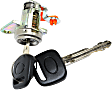 Passenger Side Door Lock Cylinder, Sold individually, Keys Included, 4-Door, Base Model