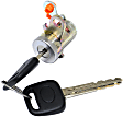 Door Lock Cylinder, Sold individually, Keys Included for Passenger Side only