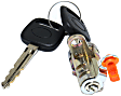 Door Lock Cylinder, Sold individually, Keys Included for Passenger Side only