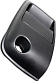 Tailgate Handle, Textured Black Plastic Without Camera Hole With Key Hole