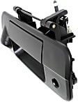 2007-2013 Toyota Tundra - Tailgate Handle, Textured Black Plastic With Camera Hole With Key Hole