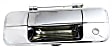 Tailgate Handle, Chrome, without Camera Hole, Plastic, without Key Hole