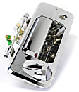 Tailgate Handle, Chrome, Plastic