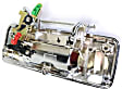 Tailgate Handle, Chrome, Plastic