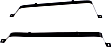 Fuel Tank Strap, 4 Cyl., 2.0L Engine, Fits 4-Door, 37.5 in. Length of Strap 1 and 2, Steel Material