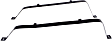 Fuel Tank Strap, 4 Cyl., 2.0L Engine, Fits 4-Door, 37.5 in. Length of Strap 1 and 2, Steel Material