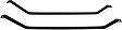 Fuel Tank Strap - 38.75 in. Length of Strap 1 and 2, without insulator, Steel Material