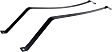 Fuel Tank Strap, 6 Cyl., 3.0L Engine, 47.5 in. Length of Strap 1 and 2, Steel Material