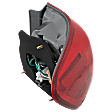 Driver Side, Outer Tail Light, With bulb, North America Built Vehicle, CAPA CERTIFIED