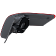 Driver Side, Outer Tail Light, without Bulb, LED, Clear and Red Lens, Hybrid Model, 4 Cyl., 2.4L Engine, Japan/USA Built Vehicle