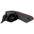 Driver Side, Outer Tail Light, without Bulb, LED, Clear and Red Lens, Hybrid Model, 4 Cyl., 2.4L Engine, Japan/USA Built Vehicle