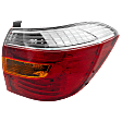 Passenger Side Tail Light, without Bulb, Halogen, Amber, Clear and Red Lens, Sport Model, Japan Built Vehicle