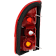 Passenger Side Tail Light, without Bulb, Halogen, Clear and Red Lens, Base Model, 4 Cyl., 2.0L Engine
