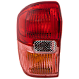 Driver Side Tail Light, without Bulb, Halogen, Clear and Red Lens, Base Model, 4 Cyl., 2.0L Engine
