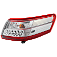 Passenger Side, Outer Tail Light, with Bulb, Halogen, Clear and Red Lens, USA Built Vehicle, Hybrid Model