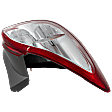 Driver Side Tail Light, with Bulb, Halogen, Clear and Red Lens