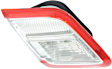 Driver Side, Inner Tail Light, without Bulb, Halogen, Clear and Red Lens