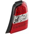 2006-2007 Toyota Highlander - Passenger Side Tail Light, without Bulb, Halogen, Clear and Red Lens, Hybrid Model