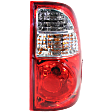 Passenger Side Halogen Tail Light, With bulb(s), OE Replacement,  with Socket and Wiring, Fleetside (Standard Bed), Standard Cab Pickup (Regular Cab)/Extended Cab Pickup (Access Cab)