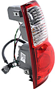 Passenger Side Halogen Tail Light, With bulb(s), OE Replacement,  with Socket and Wiring, Fleetside (Standard Bed), Standard Cab Pickup (Regular Cab)/Extended Cab Pickup (Access Cab)