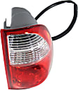 Passenger Side Halogen Tail Light, With bulb(s), OE Replacement,  with Socket and Wiring, Fleetside (Standard Bed), Standard Cab Pickup (Regular Cab)/Extended Cab Pickup (Access Cab)
