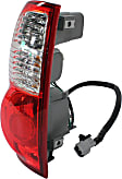 Driver Side Halogen Tail Light, With bulb(s), OE Replacement,  with Socket and Wiring, Fleetside (Standard Bed), Standard Cab Pickup (Regular Cab)/Extended Cab Pickup (Access Cab)