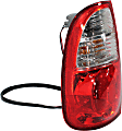Driver Side Halogen Tail Light, With bulb(s), OE Replacement,  with Socket and Wiring, Fleetside (Standard Bed), Standard Cab Pickup (Regular Cab)/Extended Cab Pickup (Access Cab)