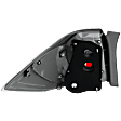 Passenger Side Tail Light, without Bulb, Halogen, Clear and Red Lens, Hybrid Model