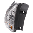 Driver Side, Outer Tail Light, with Bulb, Halogen, Clear and Red Lens, SE Model