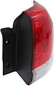 Passenger Side, Outer Tail Light, with Bulb, Halogen, Clear and Red Lens, Base Model, 8 Cyl., 5.7L Engine