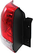 Driver Side, Outer Tail Light, with Bulb, Halogen, Clear and Red Lens, Base Model, 8 Cyl., 5.7L Engine