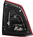 Passenger Side, Inner Tail Light, without Bulb, Halogen, Clear and Red Lens, Base Model, 8 Cyl., 5.7L Engine