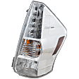 Passenger Side Tail Light, with Bulb, LED, Clear Lens