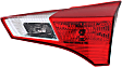 Passenger Side, Inner Tail Light, with Bulb, Halogen, Clear and Red Lens, 4 Cyl., 2.5L Engine, Japan Built Vehicle