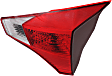 Passenger Side, Inner Tail Light, with Bulb, Halogen, Clear and Red Lens, 4 Cyl., 2.5L Engine, Japan Built Vehicle