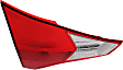 Driver Side, Inner Tail Light, with Bulb, Halogen, Clear and Red Lens, 4 Cyl., 2.5L Engine, Japan Built Vehicle