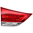 Driver Side, Inner Tail Light, with Bulb, Halogen, Clear and Red Lens, Production Date From October 2011, Except SE Model