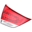 Driver Side, Inner Tail Light, with Bulb, Halogen, Clear and Red Lens, Production Date From October 2011, Except SE Model