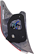 Passenger Side Tail Light, without Bulb, Halogen, Clear and Red Lens, CE/L/LE/SE Models, 4 Cyl., 1.5L Engine, Hatchback
