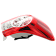 Passenger Side, Outer Tail Light, without Bulb, Halogen, Clear and Red Lens, Japan Built Vehicle