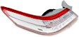 Driver Side, Outer Tail Light, without Bulb, Halogen, Clear and Red Lens, Hybrid Model, Japan Built Vehicle