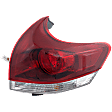 Passenger Side, Outer Tail Light, with Bulb, Halogen, Clear Lens, CAPA CERTIFIED