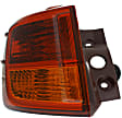 Driver Side, Outer Tail Light, with Bulb, Halogen, Clear and Red Lens, 4 Cyl., 2.5L Engine, Japan Built Vehicle
