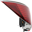 Driver Side Tail Light, with Bulb, Halogen, Amber, Clear and Red Lens, Sport Model, USA Built Vehicle