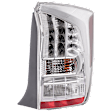 Passenger Side Tail Light, with Bulb, Halogen, Clear and Red Lens, Base Model
